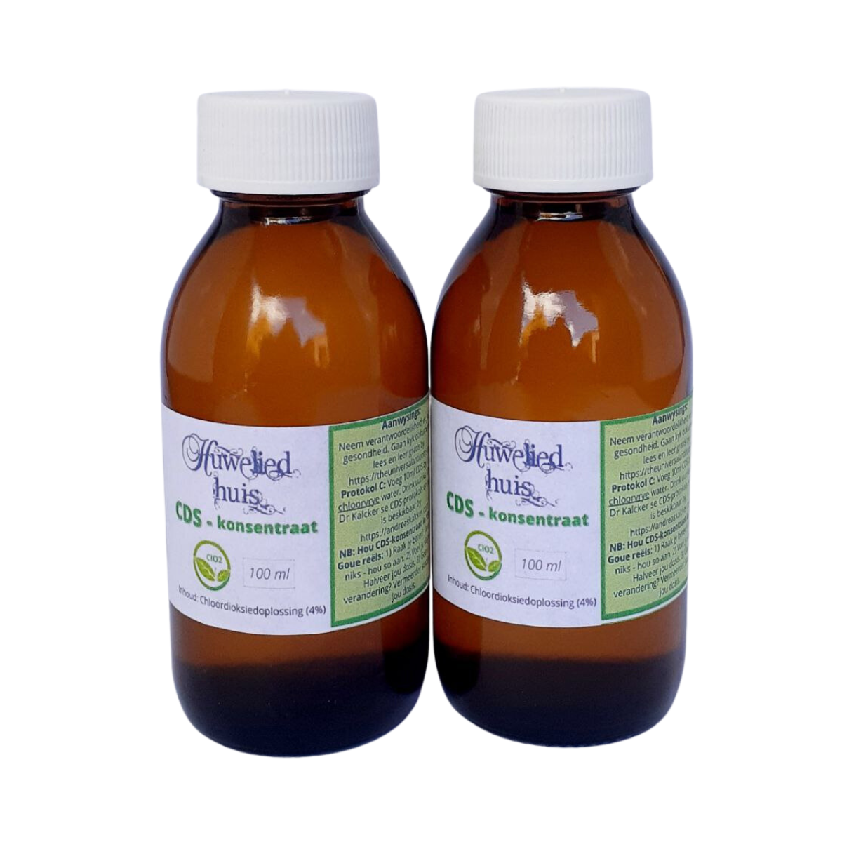 04. CDS stel met aktiveerder 2 x 100ml CDS set with activator - Image 2