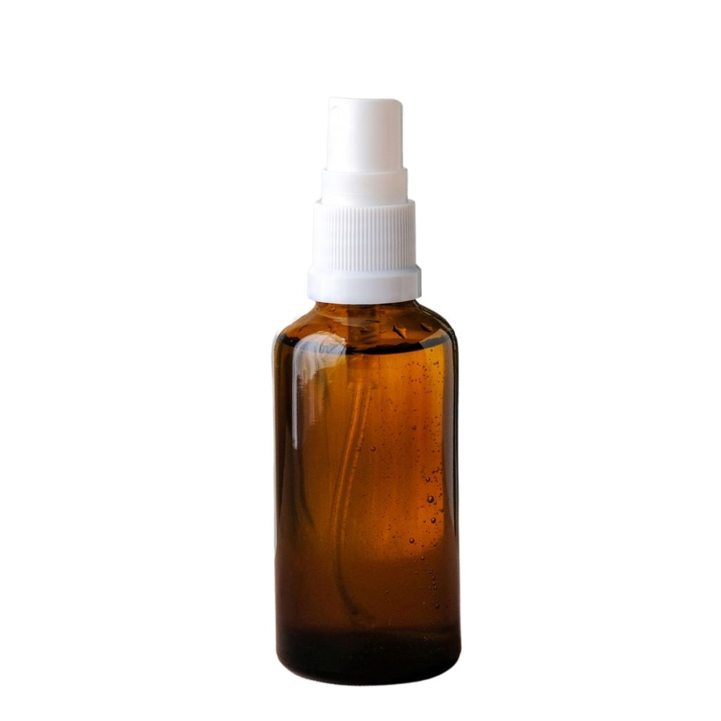 Amber Glas Spuitbotteltjie