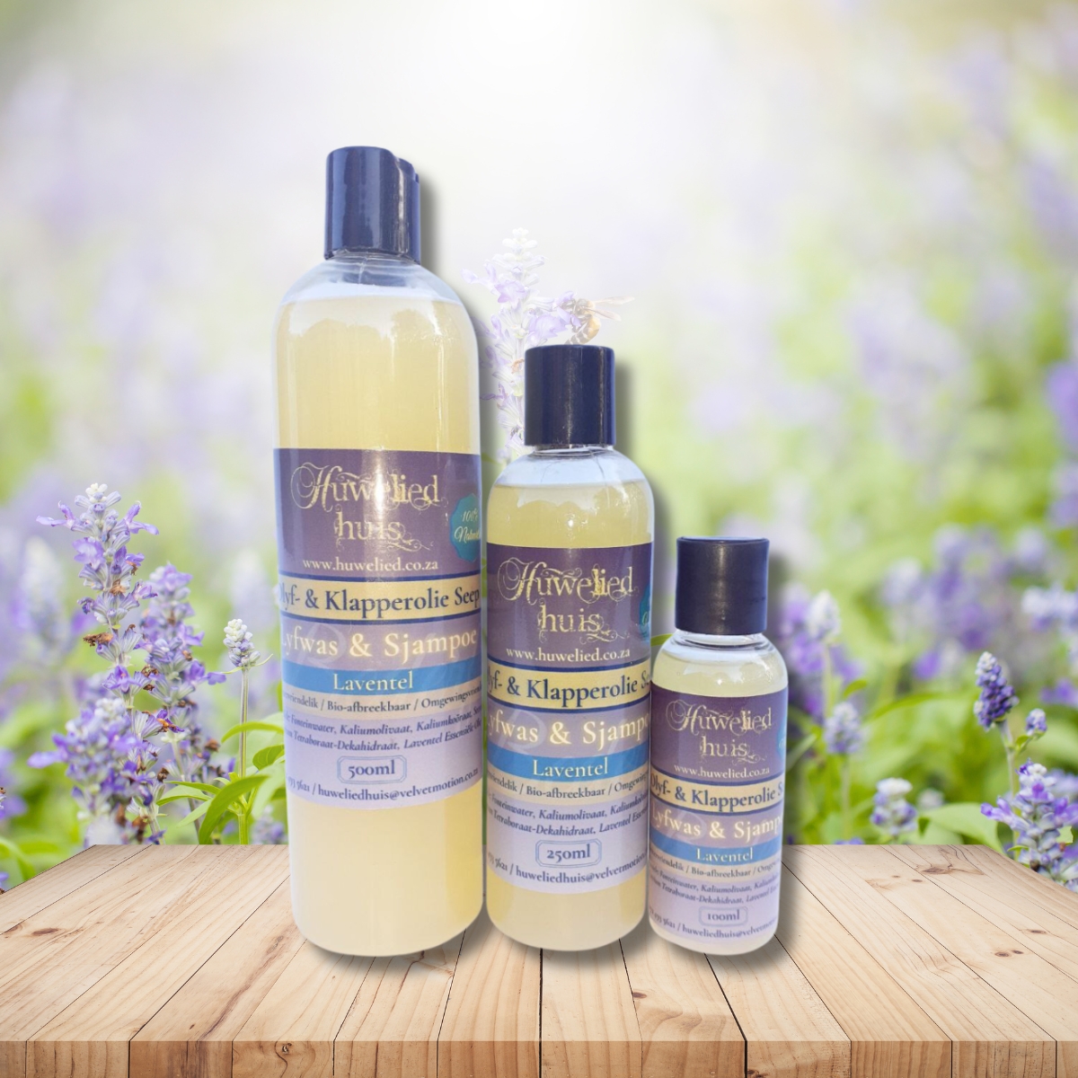 2-in-1 Lyfwas & Sjampoe Laventel / Body Wash & Shampoo Lavender - Image 6