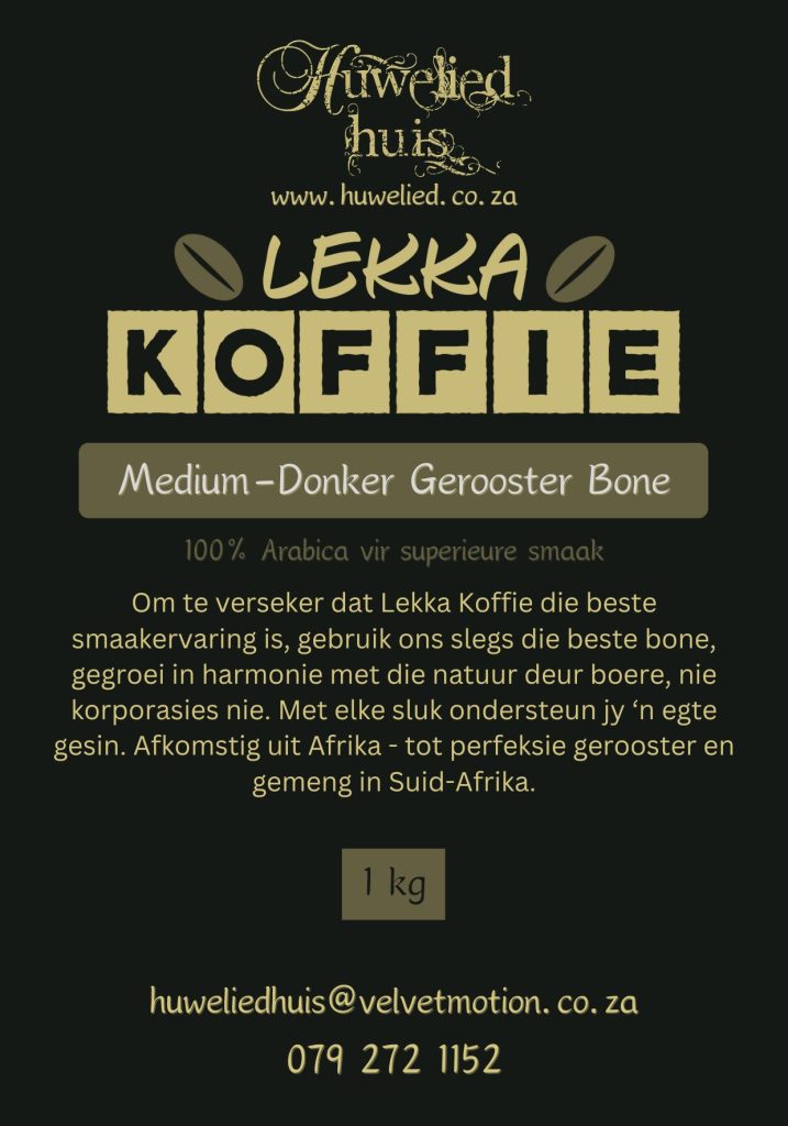 Lekka Koffie Medium-Donker Gerooster Bone