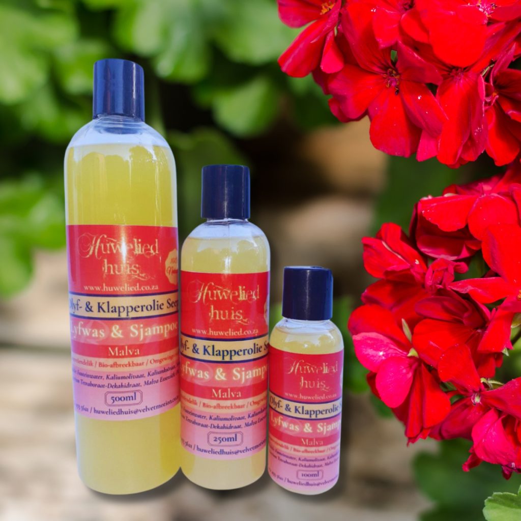 2-in-1 Lyfwas & Sjampoe Malva / Body Wash & Shampoo Geranium